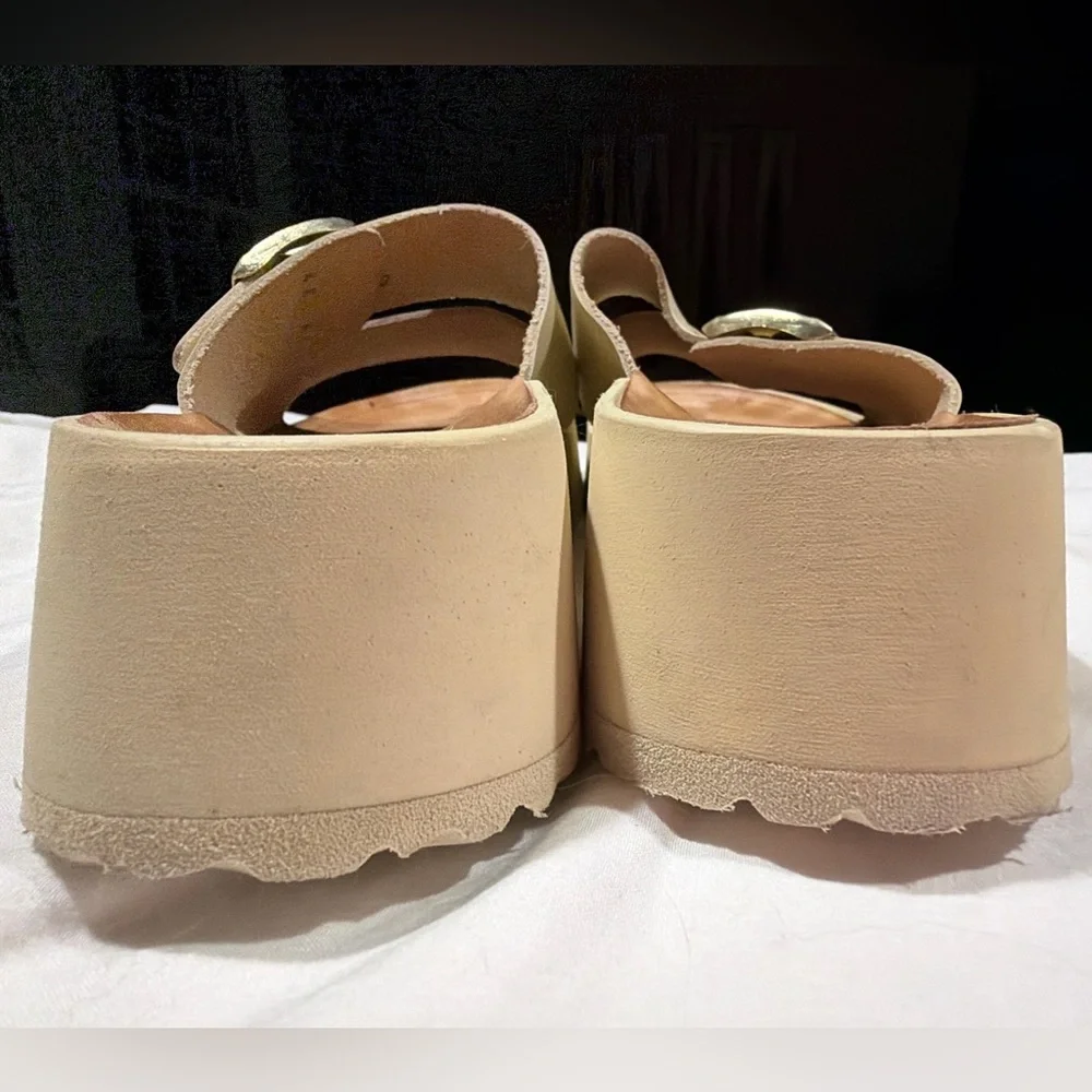 Birkenstock Papillio Almina Ecru Sandal Size Women’s Size 36 - Picture 14 of 16